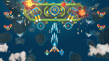 Sky Wings: Pixel Fighter 3D