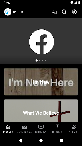 Android application Mathiston First Baptist screenshort