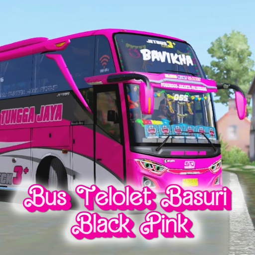 Bus Telolet Basuri Black Pink - AppWisp.com