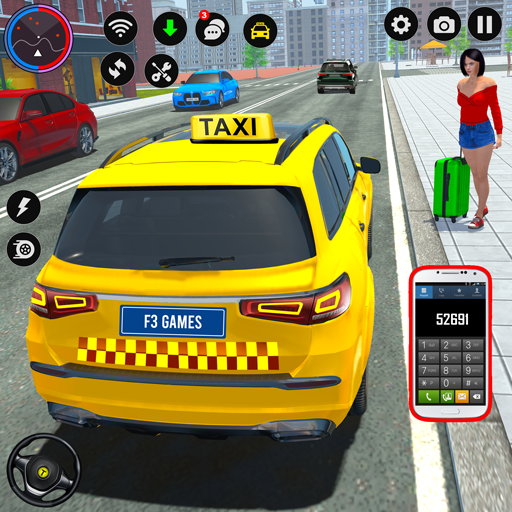 Taxi Simulator 3d Taxi Sim logo