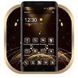 Black Golden Coin Bussiness Theme icon