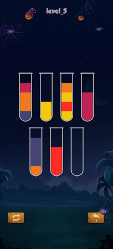 Android application water sort screenshort