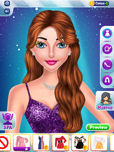 Android application Fashion Stylist: Makeup Game screenshort