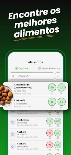 Índice Glicêmico: Diabetes Captura de Tela do Aplicativo Android 3