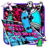 Graffiti Keyboard Theme icon