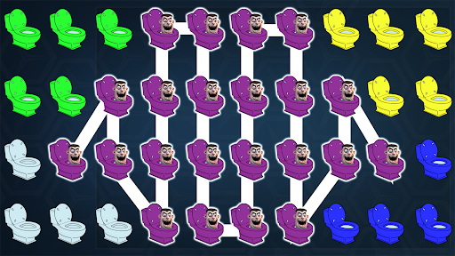 Toilet Monster Matching Game Screen 3