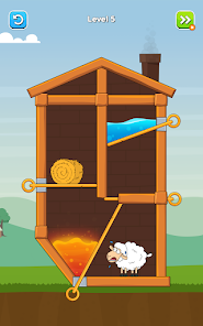 Screenshot 8 Hero Sheep-Pin Pull Save Sheep android