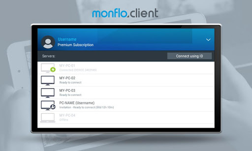Monflo - Remote PC Access Screen 2