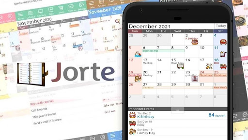 Calendar, Personal Planner & Diary - Jorte 1.9.84 screenshots 1
