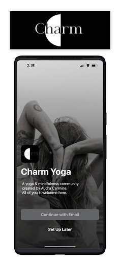 Android application Charm Yoga screenshort