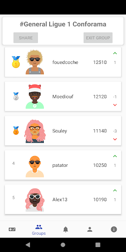 WCP: Predict between friends Screen 3