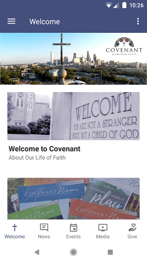 Android application Covenant Presbyterian CLT screenshort