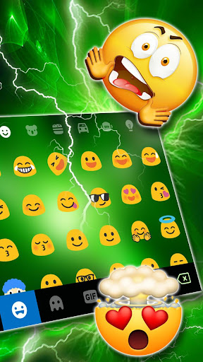 Green Thunderstorm Keyboard Th Screen 3