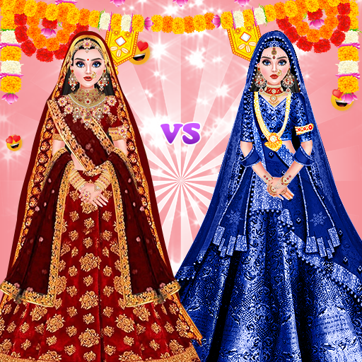 Indian Wedding Bridal Dress up logo