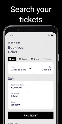 TicketSafari - Buy Tickets Screen 2