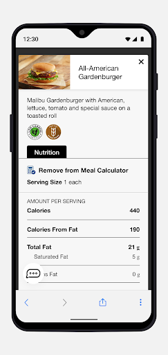 App screenshot