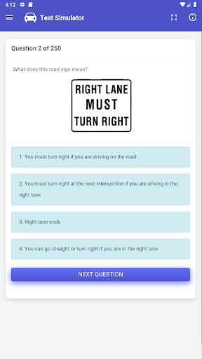 Iowa DOT Permit Test Screen 2