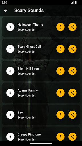 Scary Ringtones Screen 2