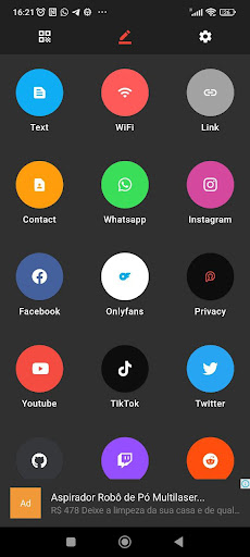Scanner QRCode Premium Screen 3