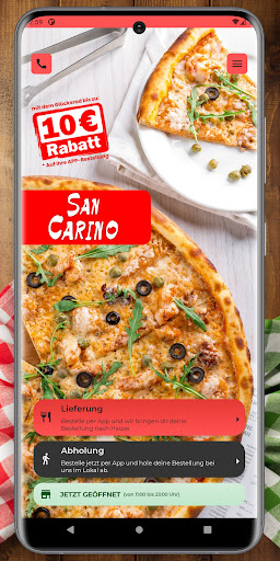 Android application San Carino Wien screenshort
