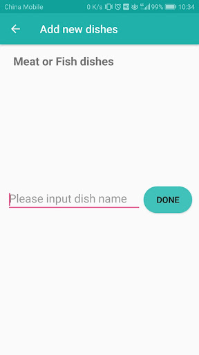 Weekly Dinner Planner Screen 3