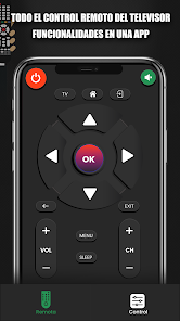 Captura de Pantalla 3 TV Remoto Control inteligente android