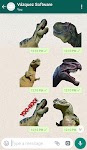 screenshot of WASticker Dinosaurs