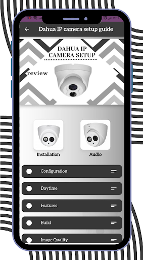 Android application Dahua IP camera setup guide screenshort