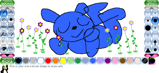 Tux Paint Screen 3