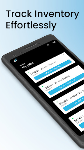 Android application Traqr Inventory screenshort