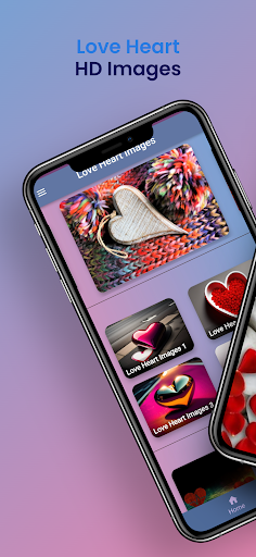 Android application Love Heart Images screenshort