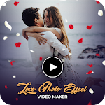 Cover Image of Herunterladen Love Photo Effect Video Maker - Foto-Diashow  APK