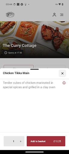 The Curry Cottage Beckenham Screenshot 4 - AppWisp.com