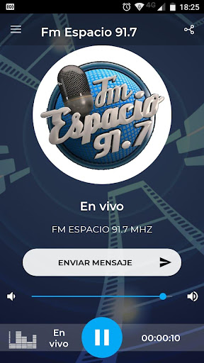 Android application Radio Fm Espacio 91.7 screenshort