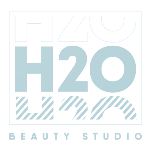 H2O - beauty studio logo