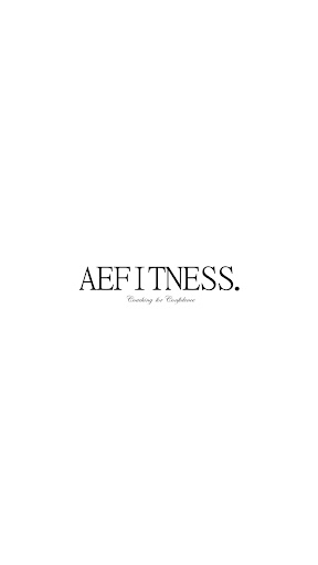 Android application AEFITNESS screenshort
