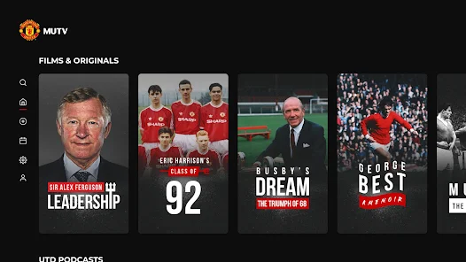 Manchester United TV MUTV Apps on Google Play