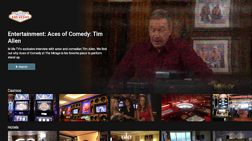 Android application The Las Vegas Channel screenshort