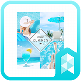 Summer time Launcher theme icon