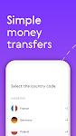screenshot of Paysend Money Transfer App