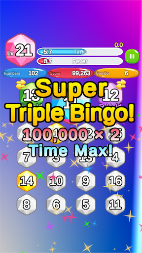Android application Super Triple Bingo screenshort