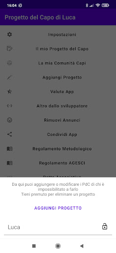 Il Progetto del Capo Screen 3