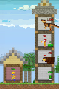 Craft Tower: Stick Hero Wars apkpoly screenshots 9