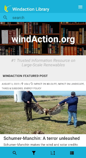 Android application WindAction Library screenshort