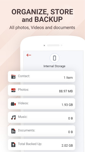 Screenshot of InfinitiKloud - Backup & Resto