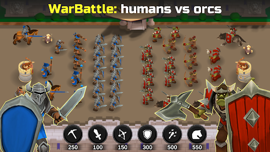 WarBattle: humans vs orcs