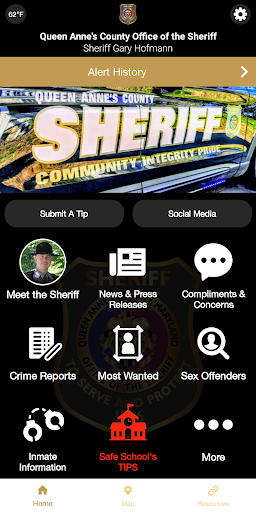 Android application Queen Anne's Sheriff screenshort