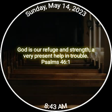 Be Still Bible Watch Face Screen 2