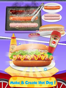 Street Food  - Make Hot Dog & French Fries Screenshot