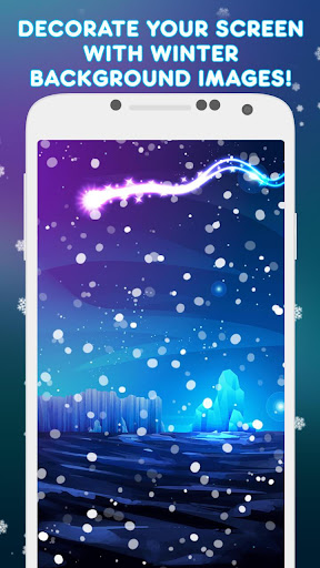 ❄️ Winter Night Snowflakes Live Wallpaper ❄️